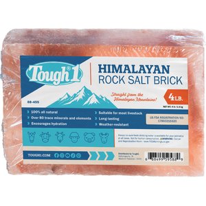 Tough1 All-Natural Himalayan Rock Salt Brick Horse Treat, 4.4-lb