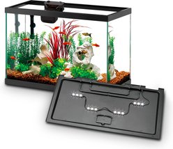 Aqueon Smart Clean Filtration LED Fish Aquarium Starter Kit, 20-gal