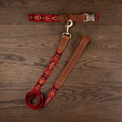 Pendleton Heritage Adjustable Dog Collar, Four Corners, Large: 16 to 22-in neck, 1-in wide slide 2 of 9