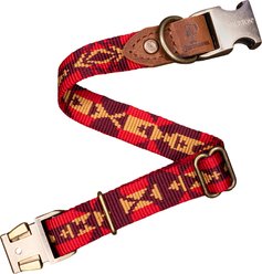 Pendleton Heritage Adjustable Dog Collar, Four Corners, Small: 11 to 13-in neck, 3/4-in wide