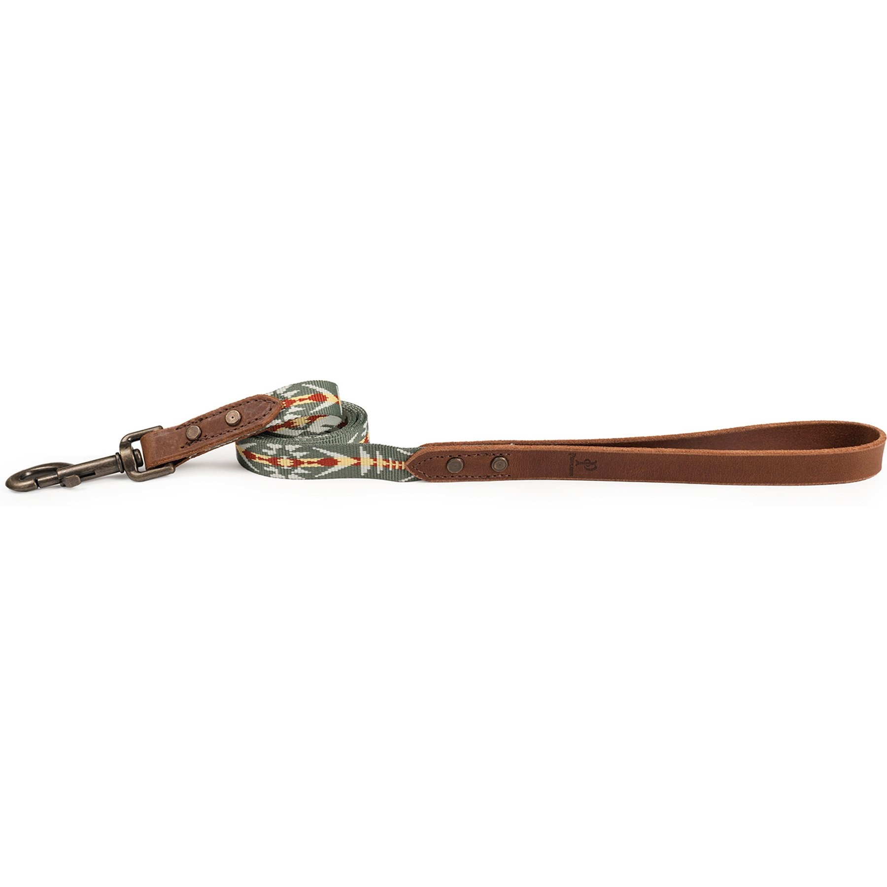 Pendleton Heritage Handle Standard Dog Leash, Bridge Creek, 6-ft long, 3/4-in wide