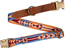 Pendleton Heritage Adjustable Dog Collar, Mystic Lake, Medium: 13 to 16-in neck, 3/4-in wide