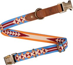 Pendleton Heritage Adjustable Dog Collar, Mystic Lake, Large: 16 to 22-in neck, 1-in wide