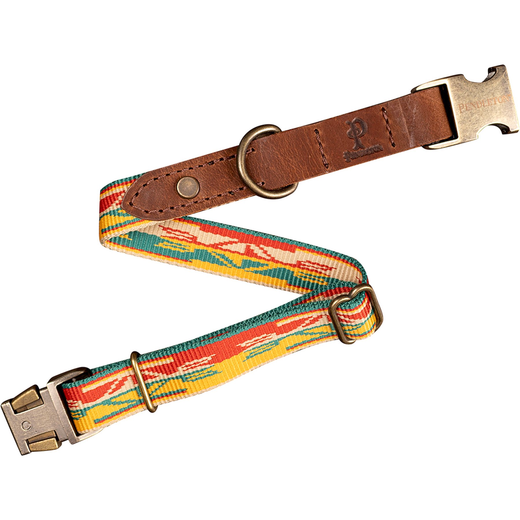 Pendleton Heritage Adjustable Dog Collar, Chimayo, Medium: 13 to 16-in neck, 3/4-in wide