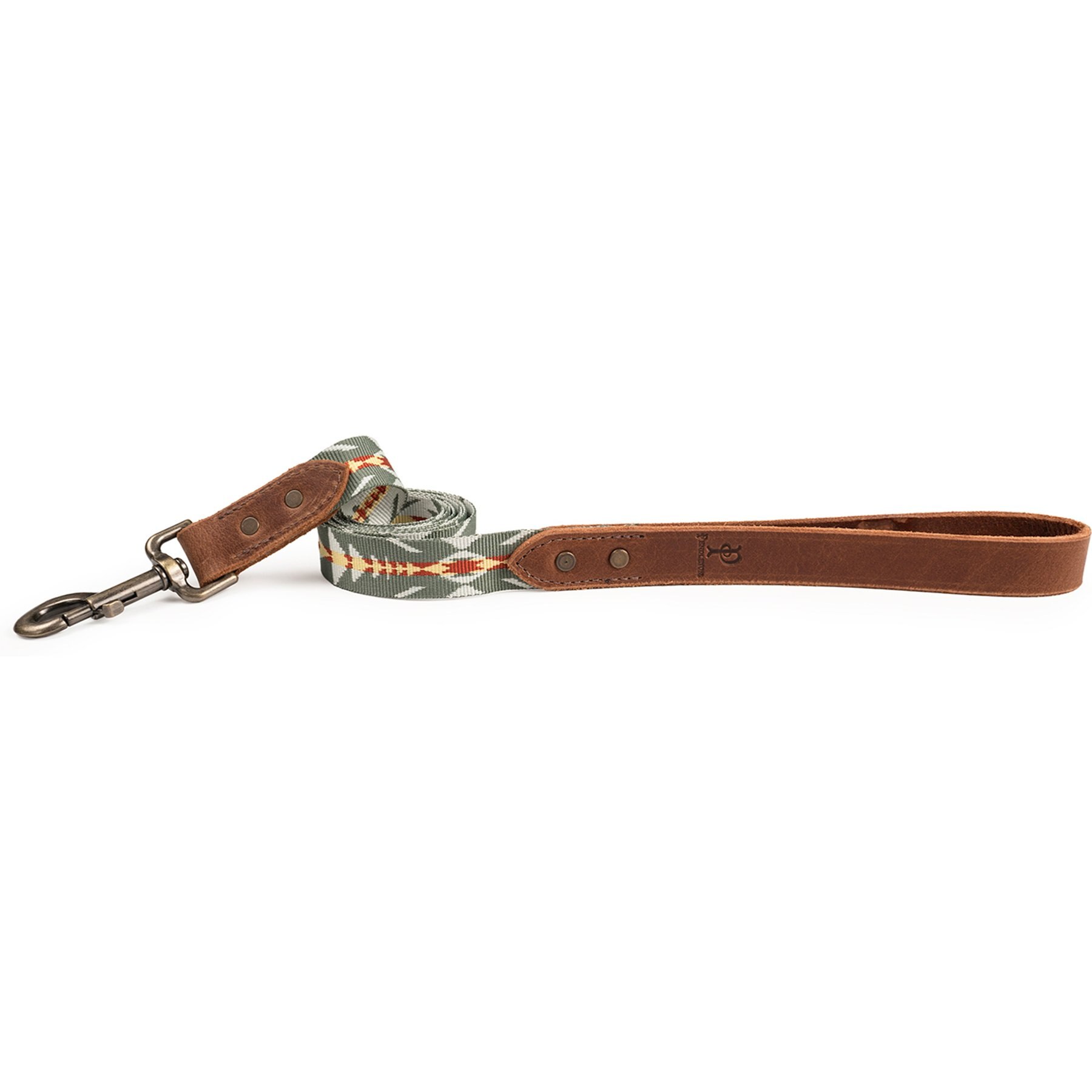 Pendleton Heritage Handle Standard Dog Leash, Bridge Creek, 6-ft long, 1-in wide