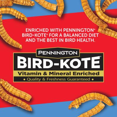 Show full view: Pennington Select Birder's Blend Seed & Mealworm Mix Wild Bird Food, 40-lb bag slide 4 of 8