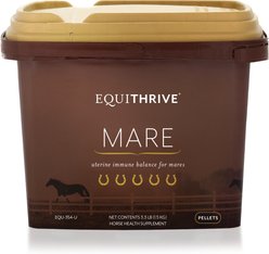 Equithrive Mare Pellet Supplement for Horses, 3.3-lb tub