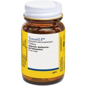 Temaril-P (trimeprazine tartrate with prednisolone) Tablets for Dogs, 1 tablet