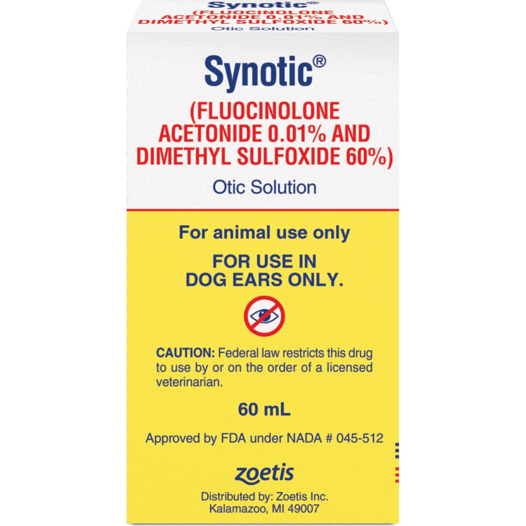 Synotic Otic 60-mL Solution for Dogs