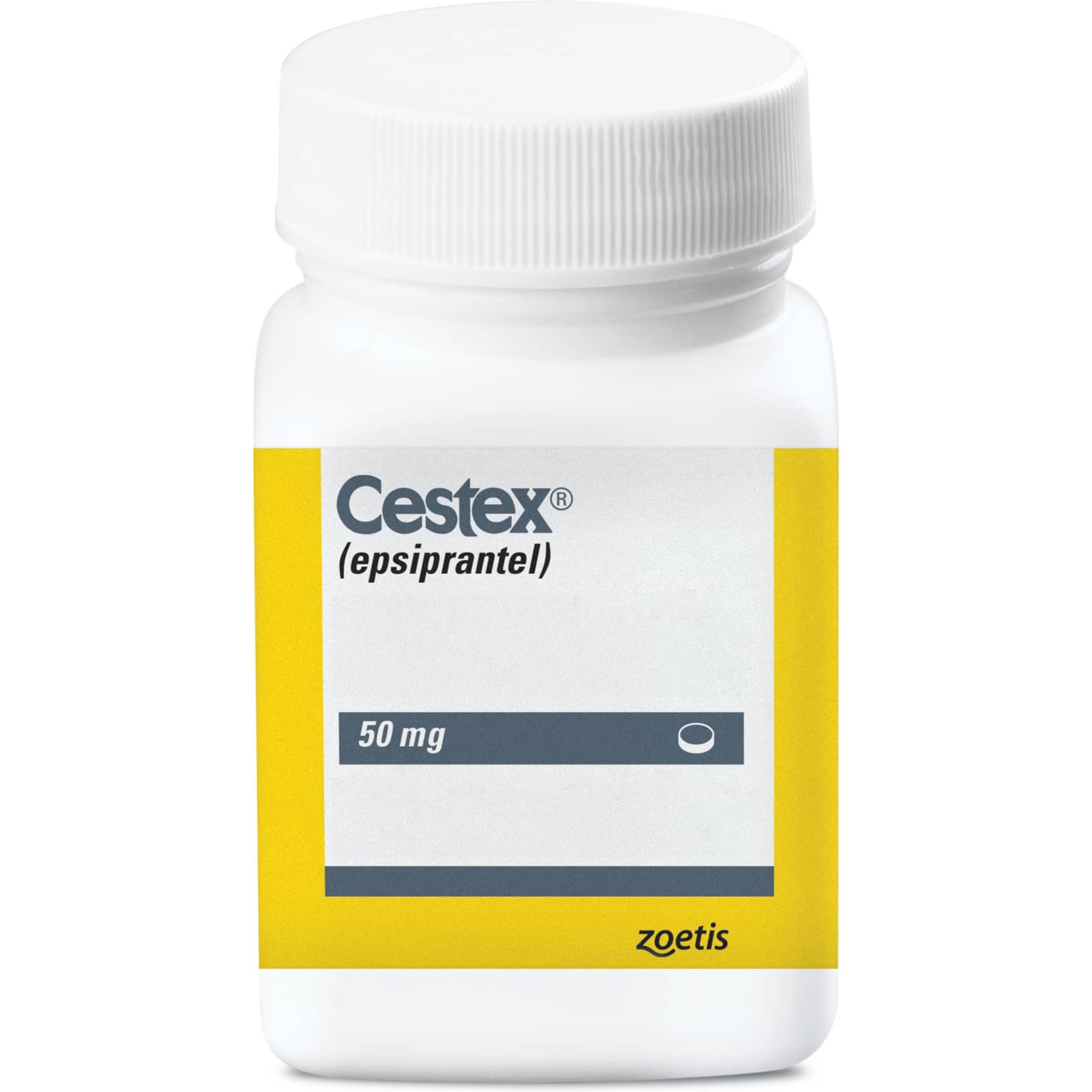 50-mg, Cestex Tablets for Dogs & Cats, 1 tablet