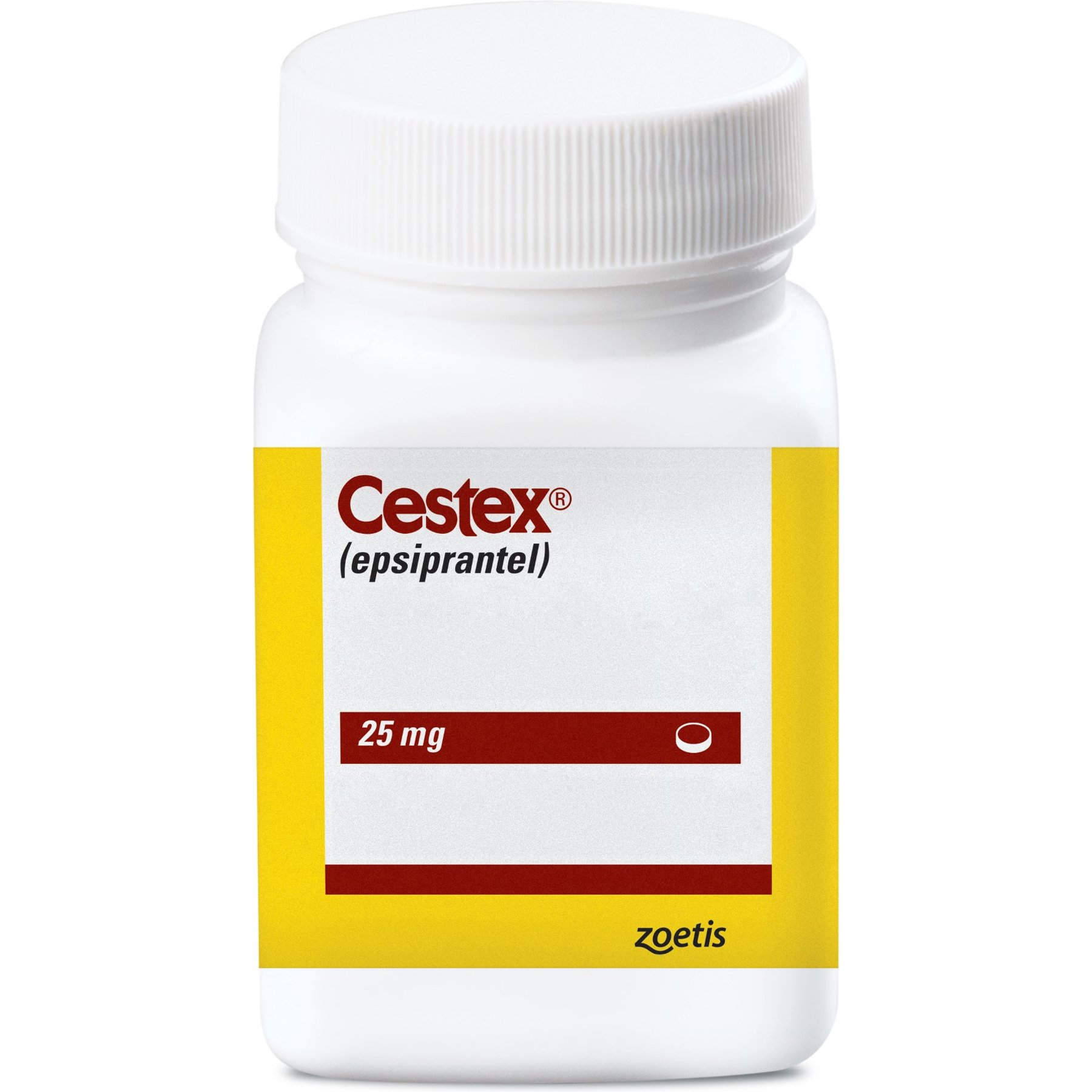 25-mg, Cestex Tablets for Dogs & Cats, 1 tablet