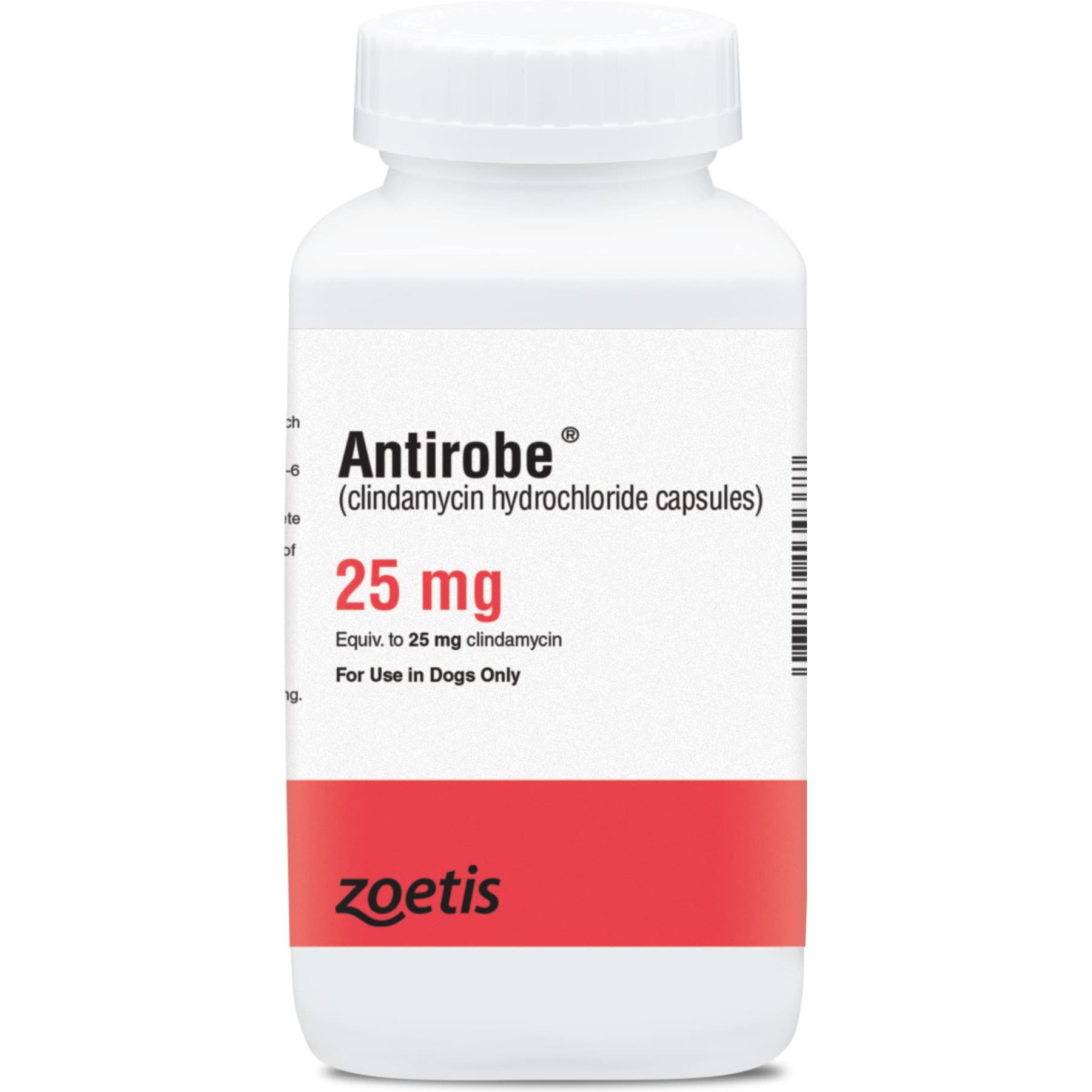Antirobe (Clindamycin HCI) Capsules for Dogs, 25-mg, 15 capsules