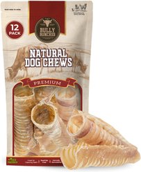 Bully Bunches 6-inch Beef Trachea Natural Dog Chew, 12 count