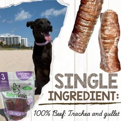 Nature Gnaws Beef Trachea Crunch Wrap Dog Chew Treats, 3 count slide 2 of 8