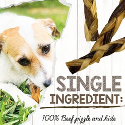 Nature Gnaws 5 to 6-in Braided Gnaws Dog Chew Treats, 12 count slide 2 of 9