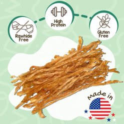 Nature Gnaws USA Turkey Tendon Natural Dog Chew Treats, 8-oz bag slide 2 of 8