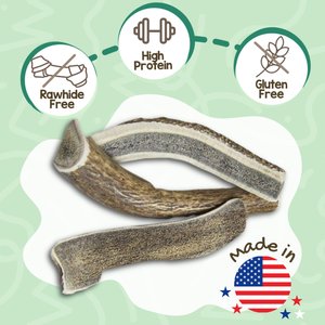 Nature Gnaws 5 to 8-in USA Elk Antler Natural Dog Chew Treats, 3 count