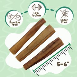 Nature Gnaws 5 to 6-in Bully Sticks Dog Chew Treats, X-Large, 6 count slide 2 of 8