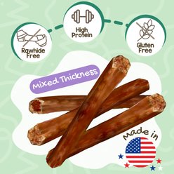 Nature Gnaws 5 to 7-in USA Steer Sticks Natural Dog Chew Treats, 8-oz bag slide 2 of 8