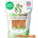 Nature Gnaws USA Turkey Tendon Natural Dog Chew Treats, 8-oz bag