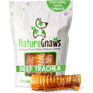 NATURE GNAWS 3-in Beef Trachea Dog Chew Treats, 12 count - Chewy.com