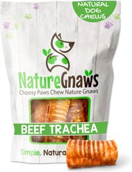 Nature Gnaws 3-in Beef Trachea Dog Chew Treats, 12 count