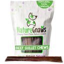 Nature Gnaws 9 to 10-in Beef Gullet Natural Dog Chew Treats, 50 count