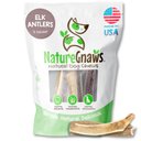 Nature Gnaws 5 to 8-in USA Elk Antler Natural Dog Chew Treats, 3 count