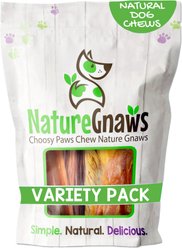 Nature Gnaws Dog Chew Variety Pack for Small Dogs, 12 count
