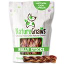 Nature Gnaws 5 to 6-in Braided Bully Sticks Dog Chew Treats, 10 count