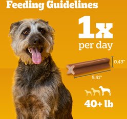 Pedigree Dentastix Beef Flavored Large Dental Dog Treats, 40 count slide 2 of 9