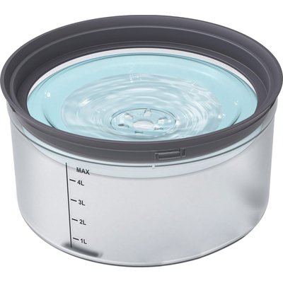 UPSKY UPSKY No Spill Dog Water Bowl, 1.2-gal, Gray