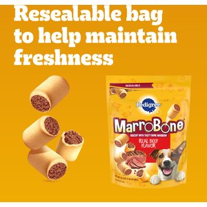 Pedigree Marrobone Real Beef Flavor Biscuit Dog Treats, 6-lb bag