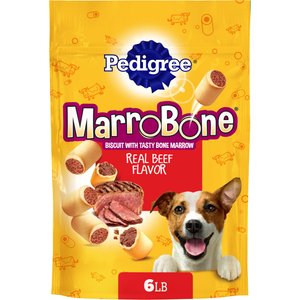 Pedigree Marrobone Real Beef Flavor Biscuit Dog Treats, 6-lb bag