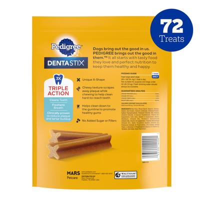 Show full view: Pedigree Dentastix Large Original Chicken Flavor Dental Dog Treats, 72 count slide 3 of 11