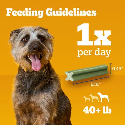 Show full view: Pedigree Dentastix Fresh Mint Flavored Large Dental Dog Treats, 60 count slide 8 of 11