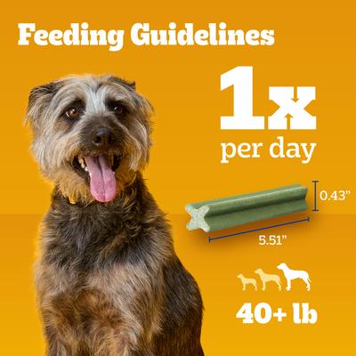 Show full view: Pedigree Dentastix Fresh Mint Flavored Large Dental Dog Treats, 36 count slide 8 of 12