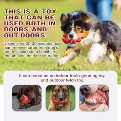 Dudpud Australian Lobster Enrichment Dog Chew Toy, Red slide 2 of 6