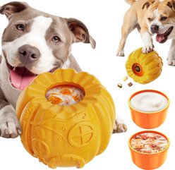 Dudpud Multi-Functional Enrichment Dog Toy, Orange