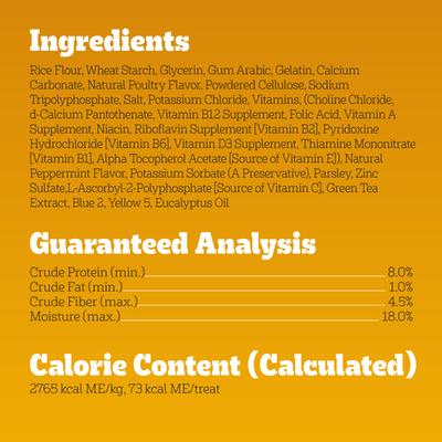 Show full view: Pedigree Dentastix Fresh Mint Flavored Large Dental Dog Treats, 60 count slide 7 of 11