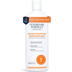 Veterinary Formula Clinical Care Antiseptic & Antifungal Medicated Shampoo, 16-oz bottle
