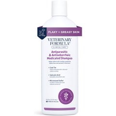 Veterinary Formula Clinical Care Antiparasitic & Antiseborrheic Medicated Shampoo, 16-fl oz bottle