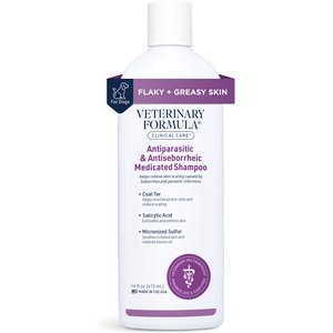 Veterinary Formula Clinical Care Antiparasitic & Antiseborrheic Medicated Shampoo, 16-fl oz bottle