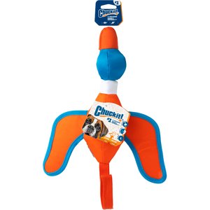 Chuckit! Flying Duck Fetch Dog Toy, Multicolor, Large