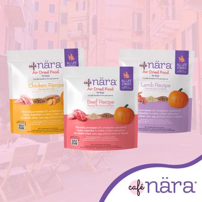 Show full view: Cafe Nara Chicken Recipe Air Dried Dog Food, 3-lb bag slide 9 of 9