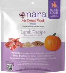 Cafe Nara Lamb Recipe Air Dried Dog Food, 16-oz bag