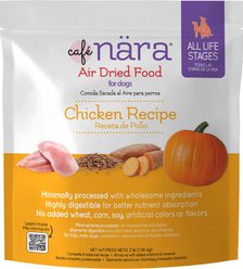 Cafe Nara Chicken Recipe Air Dried Dog Food, 3-lb bag