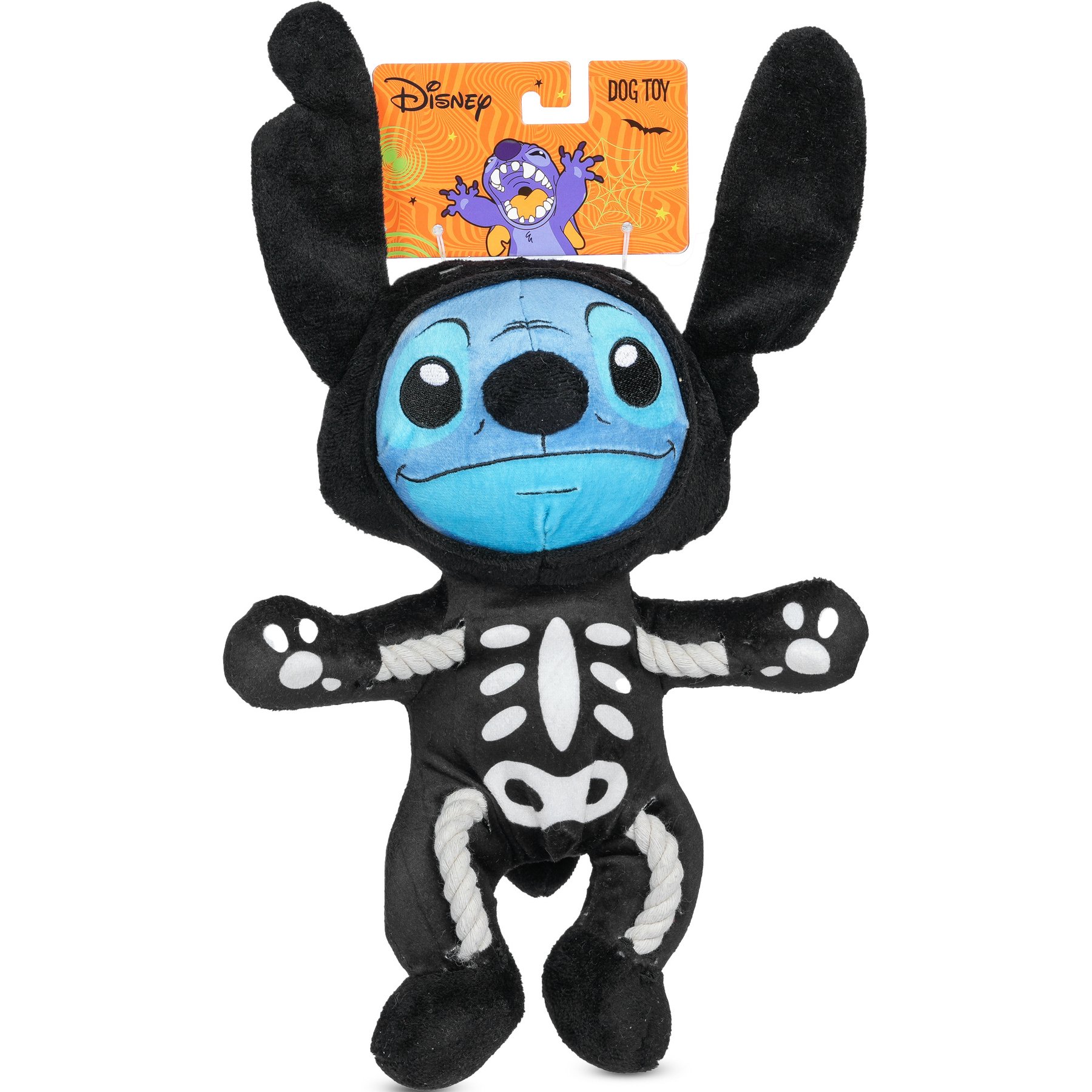 Disney Classics Lilo & Stitch Stitch Skeleton Plush Rope Dog Toy