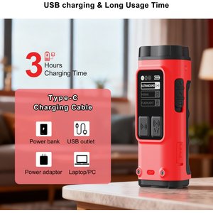 PATPET Ultrasonic Bark Control & Dog Training Device, Red