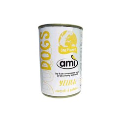 Ami Yellow Carrots & Potatoes Vegan Wet Dog Food, 14-oz can, case of 12